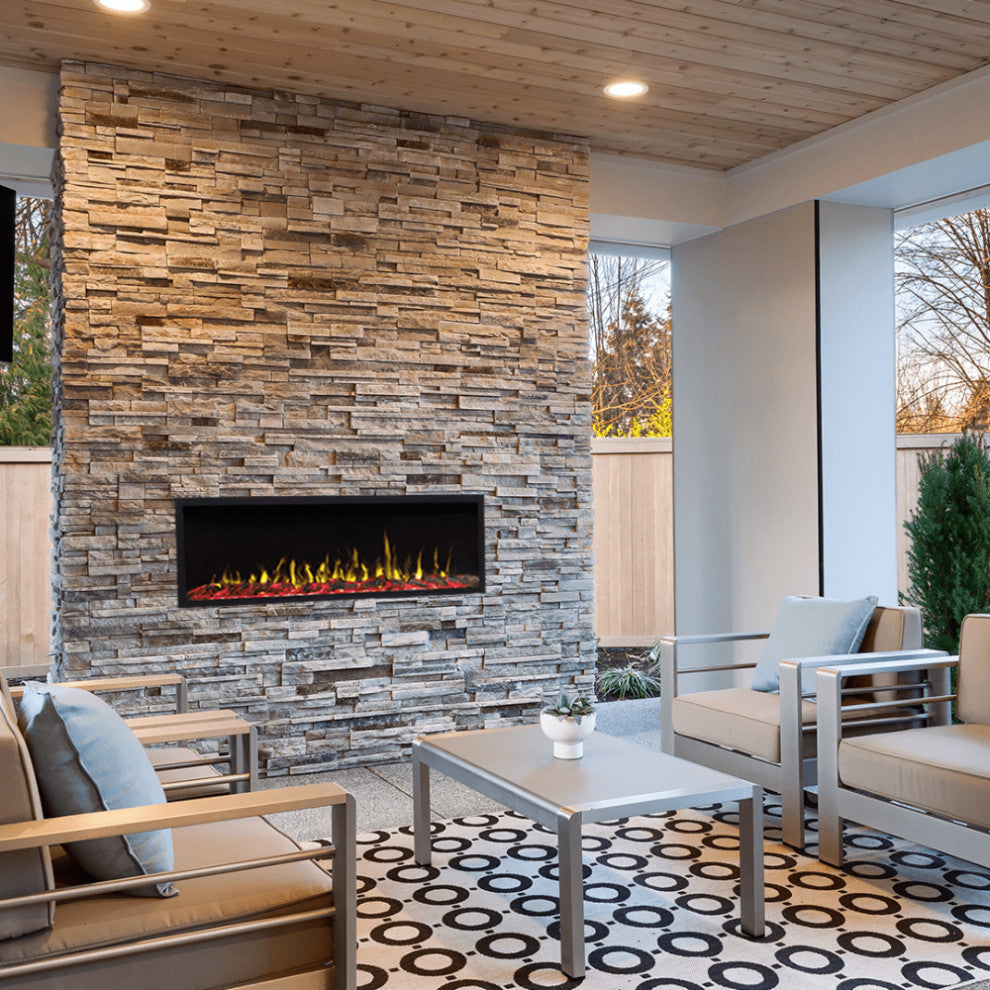 Touchstone Sideline Elite Outdoor 60" Recessed Smart Electric Fireplace