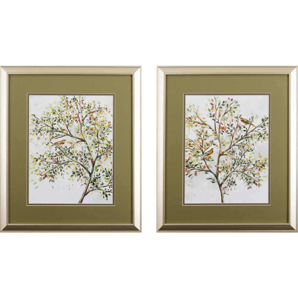Spring Tree Wall Art, 2-Piece Set