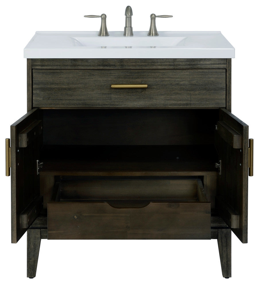 Tyler Series - 30" 2 Door Vanity with Inner Drawer