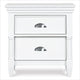 Magnussen Kasey 2-Drawer Nightstand, White