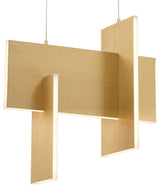 Eurofase Lighting 37346-010 Coburg 3 Light 20"W LED Chandelier - Painting