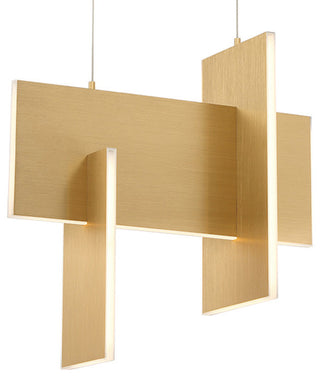 Eurofase Lighting 37346-010 Coburg 3 Light 20"W LED Chandelier - Painting