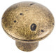 Jeffrey Alexander MO6203ABM-D Belcastel 2 Cabinet Knob, Distressed Antique Brass
