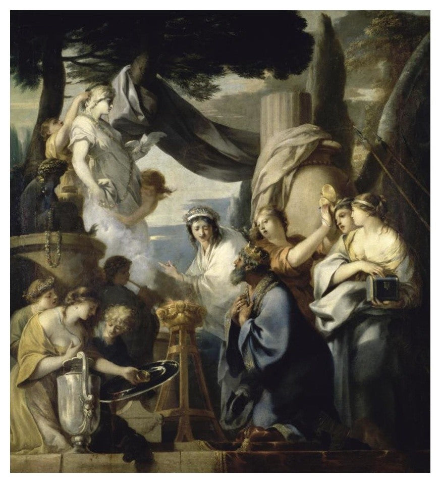 "Solomon's Idolatry" Digital Paper Print by Sebastien Bourdon, 22"x24"