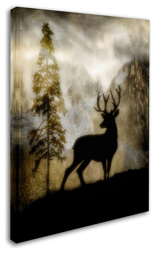 LightBoxJournal 'Mystic Deer' Canvas Art, 14" x 19"