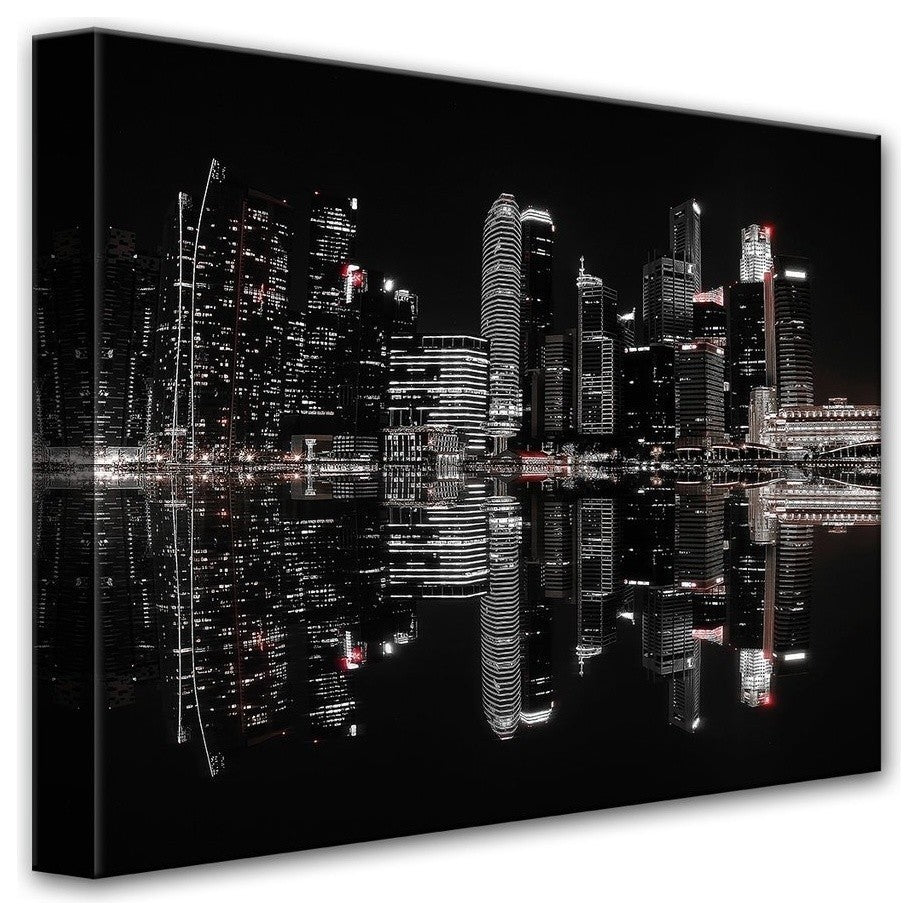 Night in the City'' Canvas Wall Decor