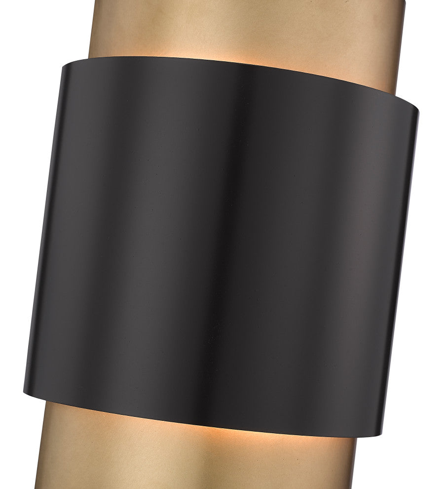 Zlite 739S-BRZ-RB 2-Light Wall Sconce, Bronze