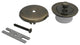 Kingston Brass Twist and Close Tub Drain Conversion Kit, Antique Brass