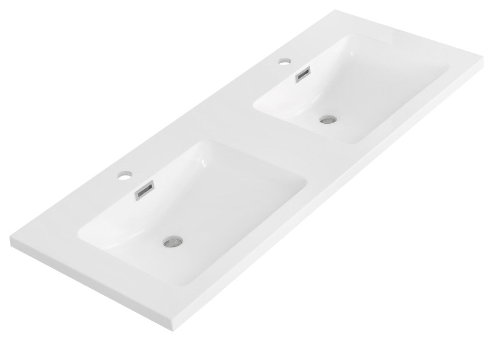 48" Solid Surface Resin Streamline K-1203-DBL-48 Vanity Top