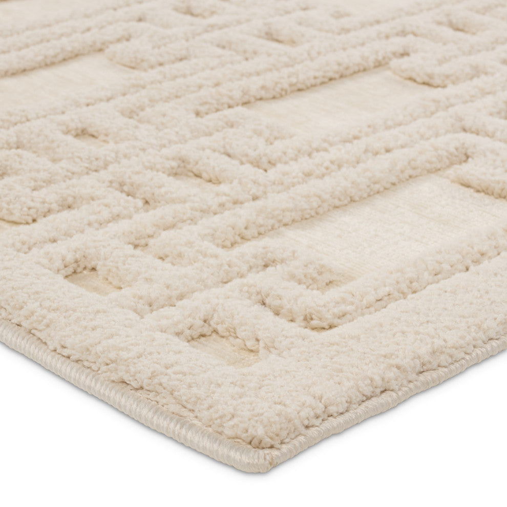 Jaipur Living Torean Geometric Cream Area Rug 6'7"X9'6"