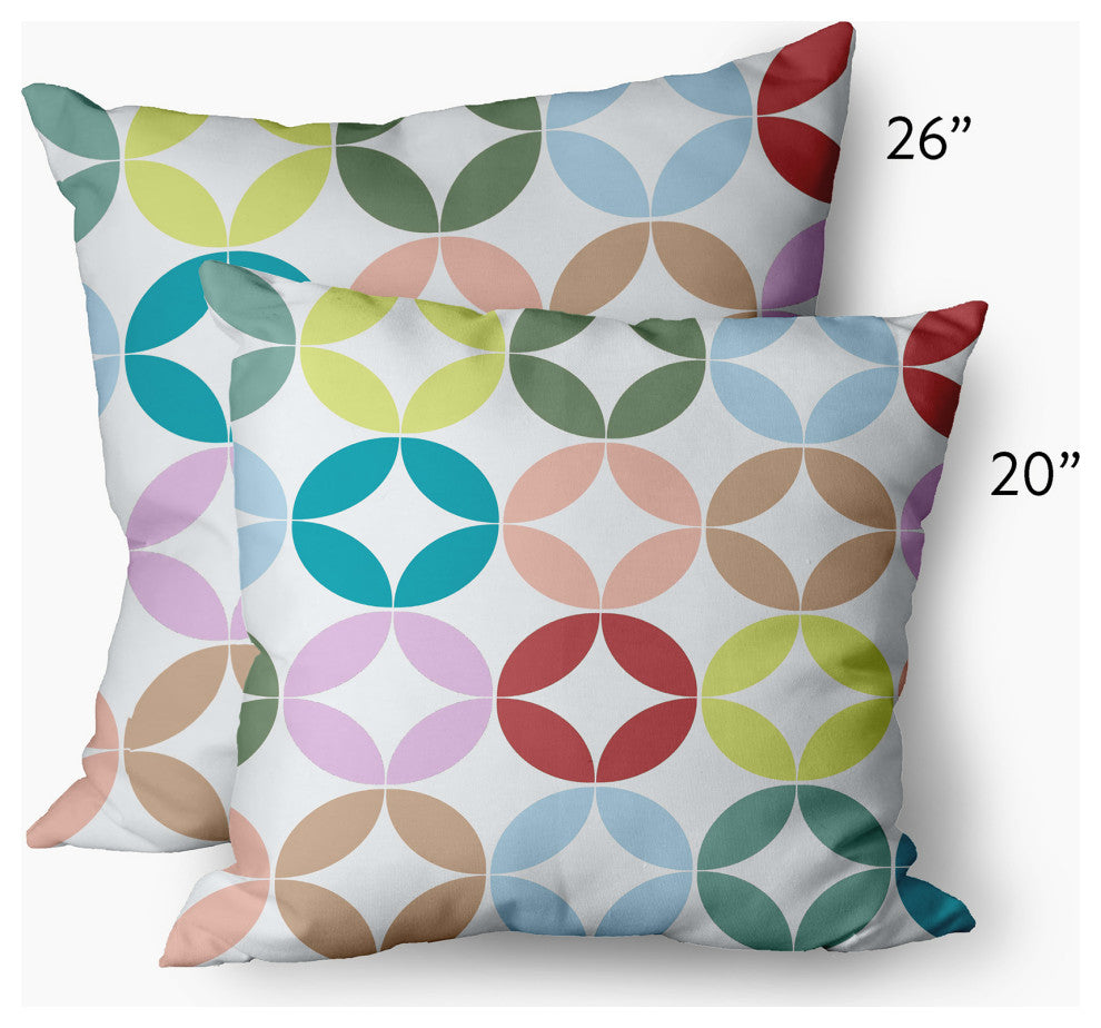 Eye Opener Decorative Throw Pillow, Ligonberry Red, 20"x20"