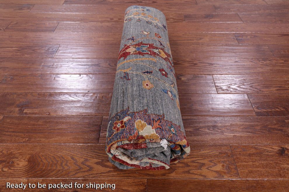 Persian Gabbeh Tribal Hand Knotted Wool Rug 5' 7" X 8' 1" Q9972