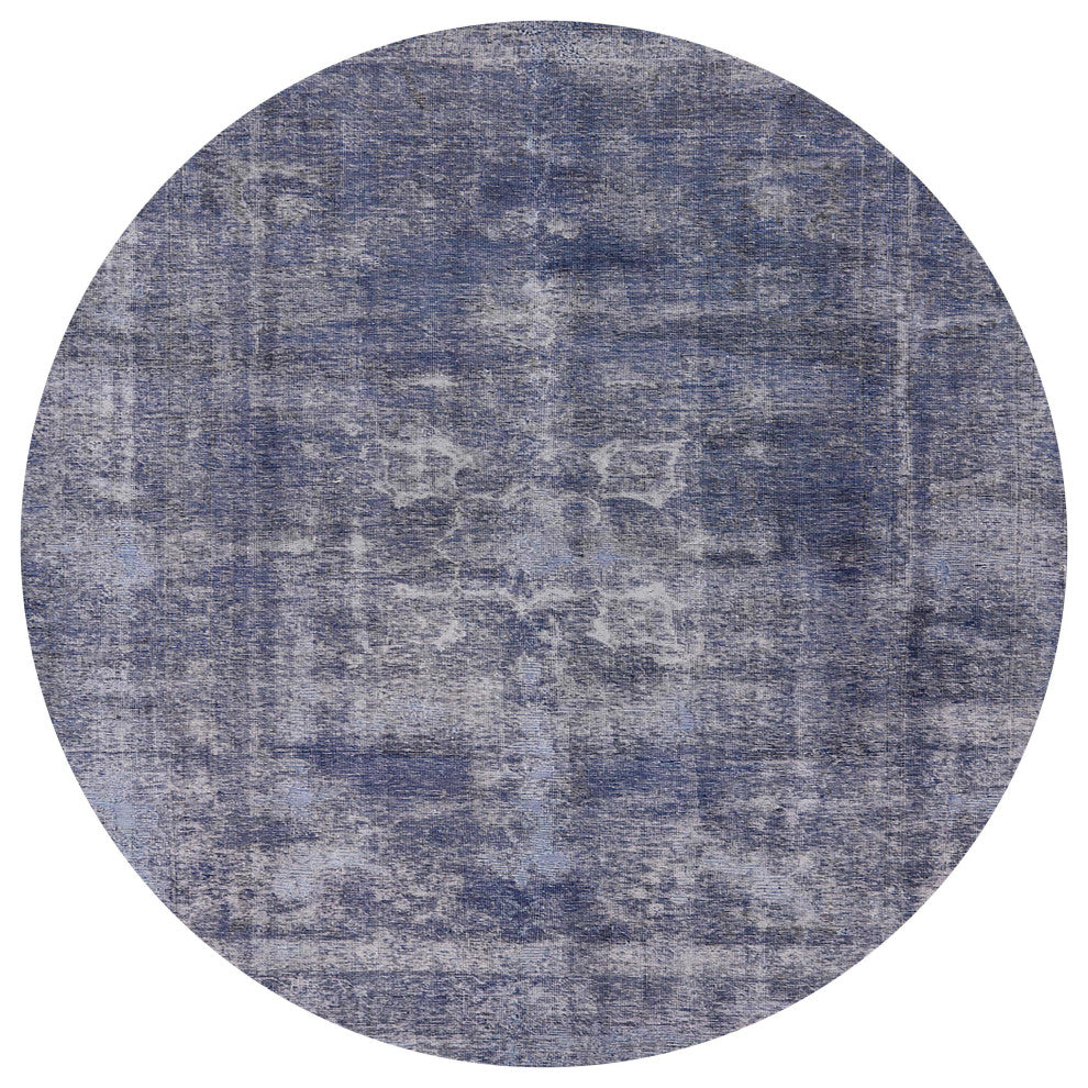 Ahgly Company Indoor Round Mid-Century Modern Area Rugs, 3' Round