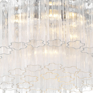 Crystorama Lighting Group ADD-321-CL Addis 7 Light 22"W Flush - Polished Chrome