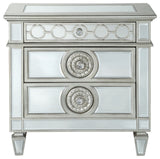 Varian Nightstand, Mirrored