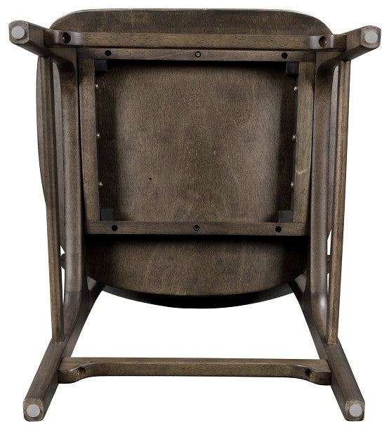 Solvang Wood Stool, Carbonite Finish, Counter Height