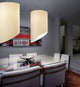 Pank Pendant, White on White, 12"