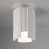 Radiance Outdoor Stagger Ceramic Flush-Mount, Bisque, E26