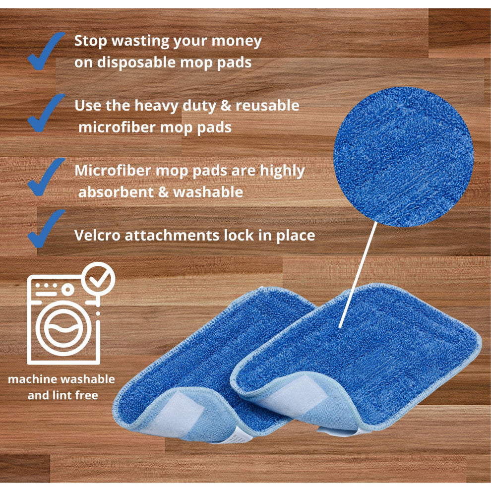 2-piece Mop Pad Replacement Set for STM-403 Steam Mop