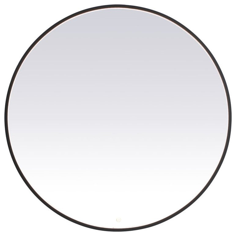 Modern Black Led Mirror