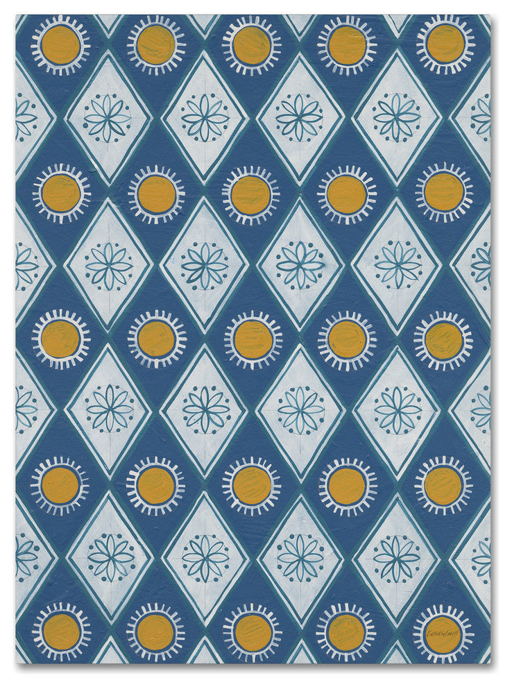 "Sunny Designs I" by Kathrine Lovell, Canvas Art, 24"x18"