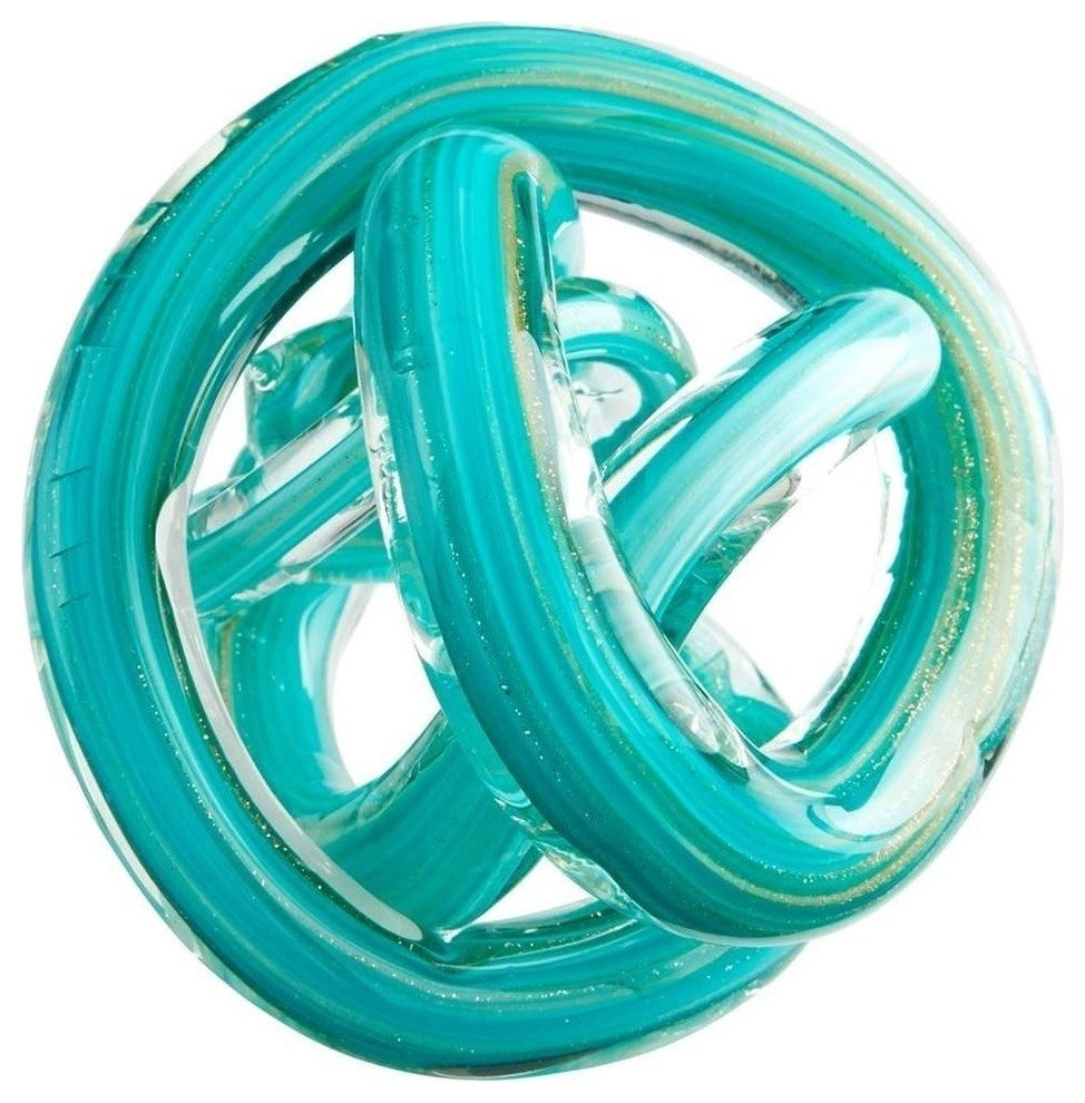 Cyan Design Small Tangle Sculpture, Teal