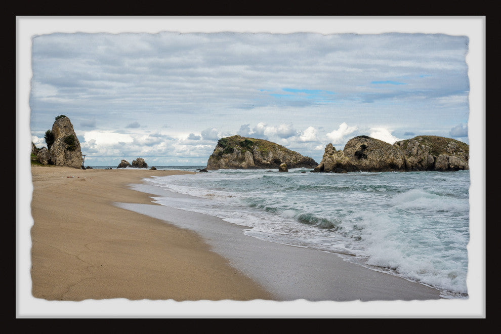 "Ride the Tides" Framed Painting Print, 45x30