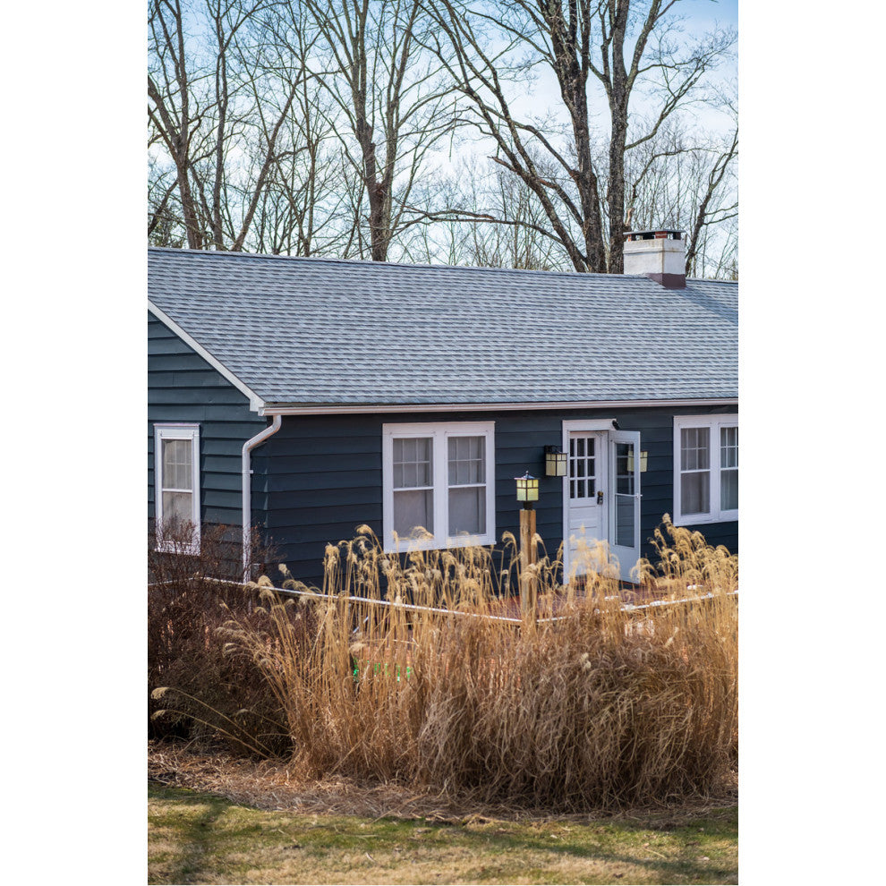 Coldwater 1-Light Outdoor Wall Lantern, Burnished, H1y Glass