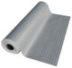 Rubber-Cal "Diamond-Plate Metallic" PVC Flooring - 2.5 mm x 4 ft x 6 ft - Silver