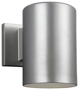 Small LED Wall Lantern, Painted Brushed Nickel