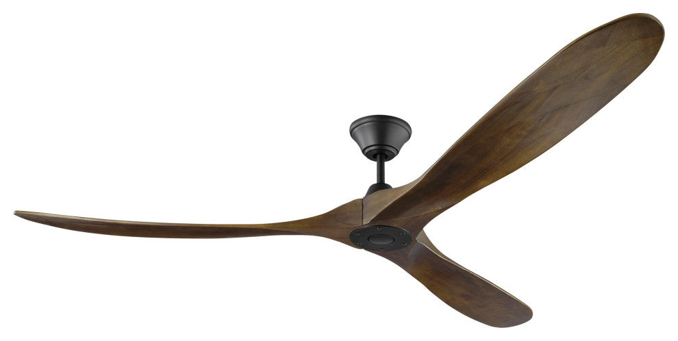 Maverick Coastal 3 Blade Outdoor Ceiling Fan Matte White Matte Black Dark Walnut