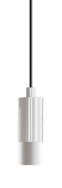 Short Frosted Acrylic Light Guide Small Pendant 3W - White Socket