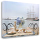 "Dream Cafe Hyde St Pier - 33" By Alan Blaustein, Giclee on Gallery Wrap Canvas