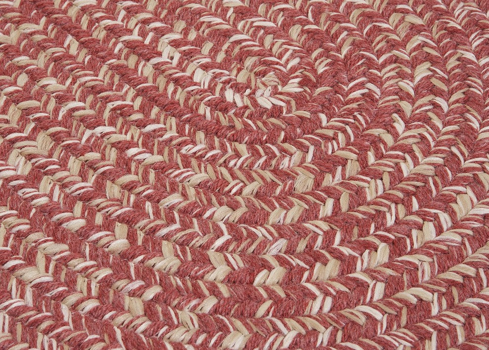 Colonial Mills Tremont TE79 Rosewood Traditional Area Rug, Oval 7''x9''
