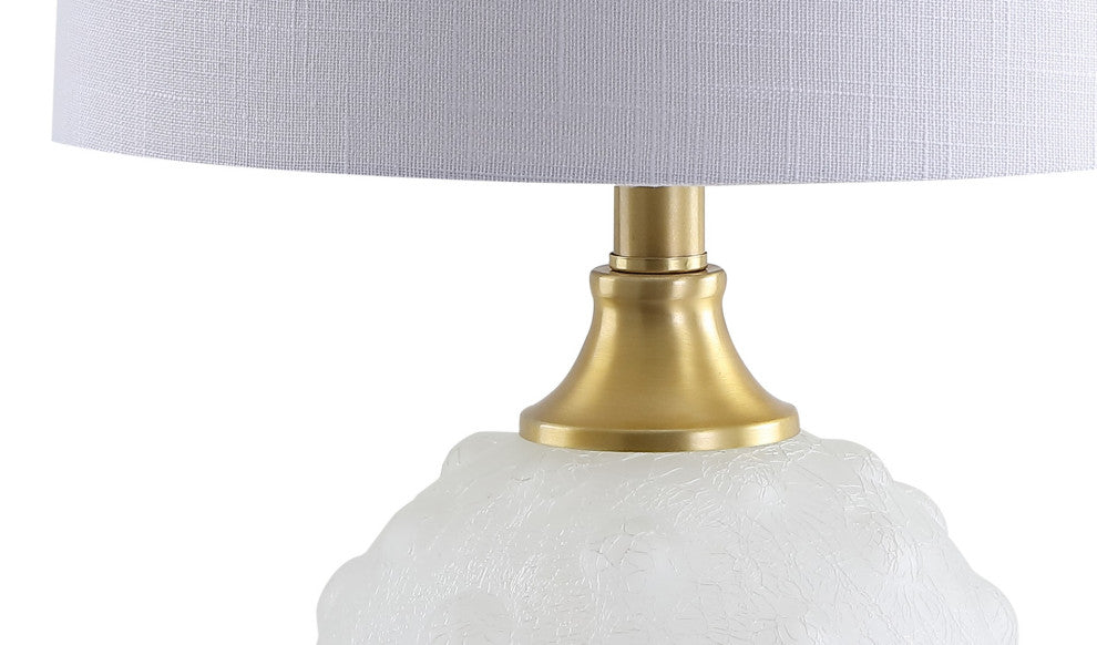 Ilsa Dotted Glass/Metal LED Table Lamp