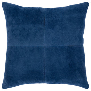 Surya Manitou Navy Pillow Cover 20"H X 20"W