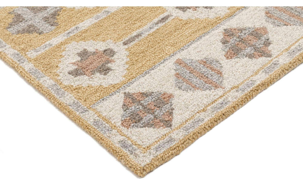 Freya Quince Area Rug, Gold, 2'x3'