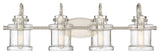 Quoizel DNY8604 Danbury 4 Light 32"W Bathroom Vanity Light - Brushed Nickel