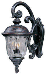 Maxim 3497 Carriage House 26" 3 Light Wall Sconce - Oriental Bronze / Water