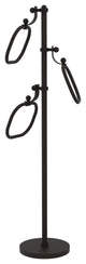 Towel Stand with 9" Oval Towel Rings, Oil Rubbed Bronze