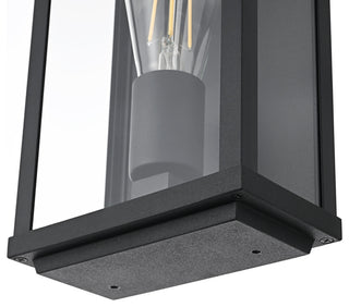 Home Living 6" Outdoor Wall Sconce, Black