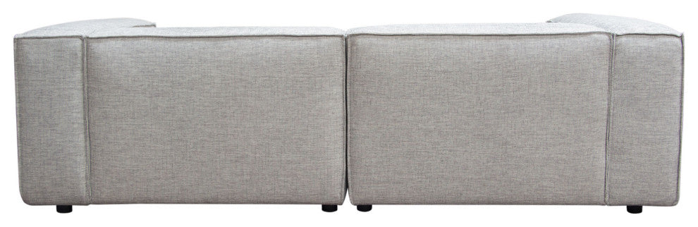 Vice 2PC Modular Sofa in Barley Fabric