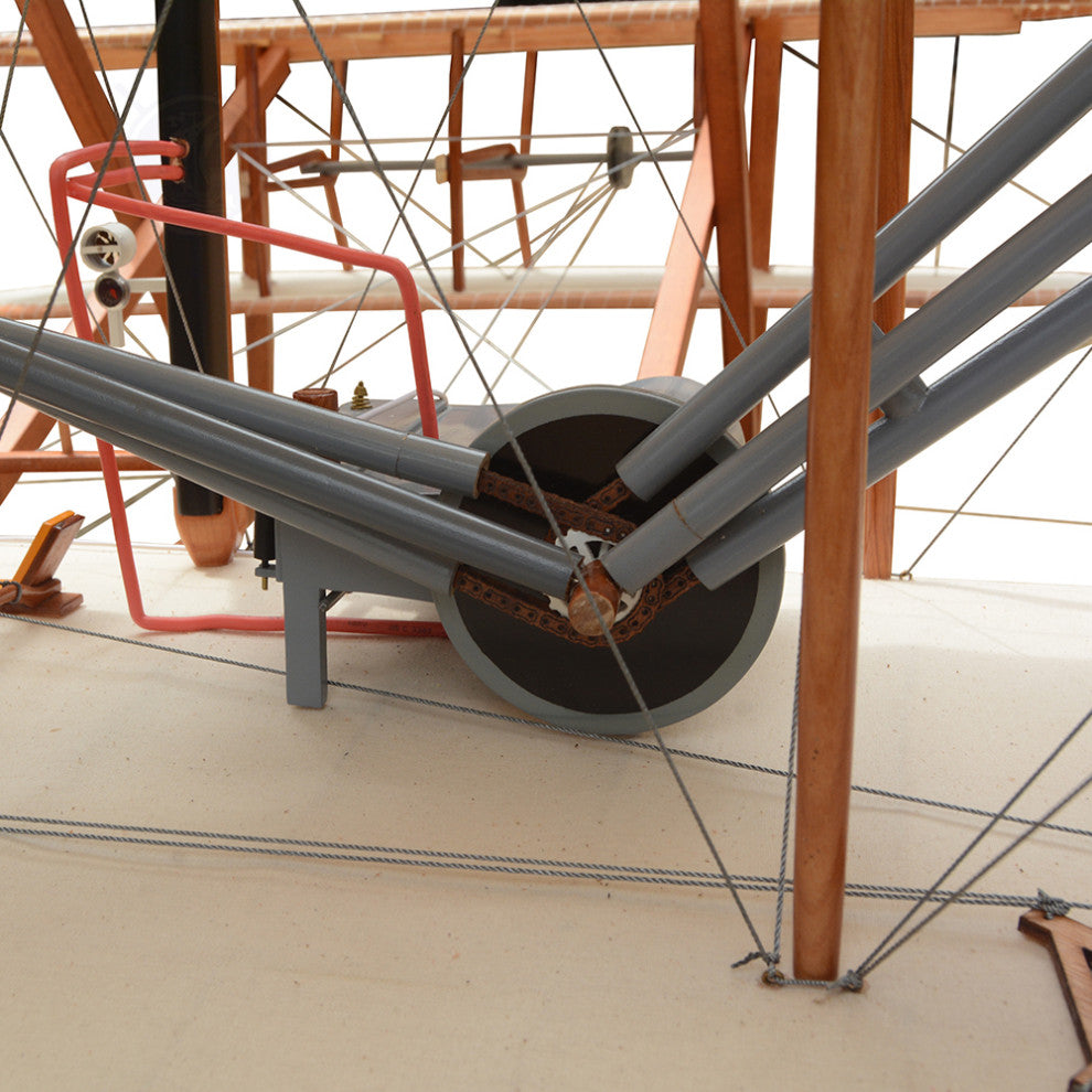 1903 Wright Brother Flyer Model 8-ft Collectible Metal scale model Airplane