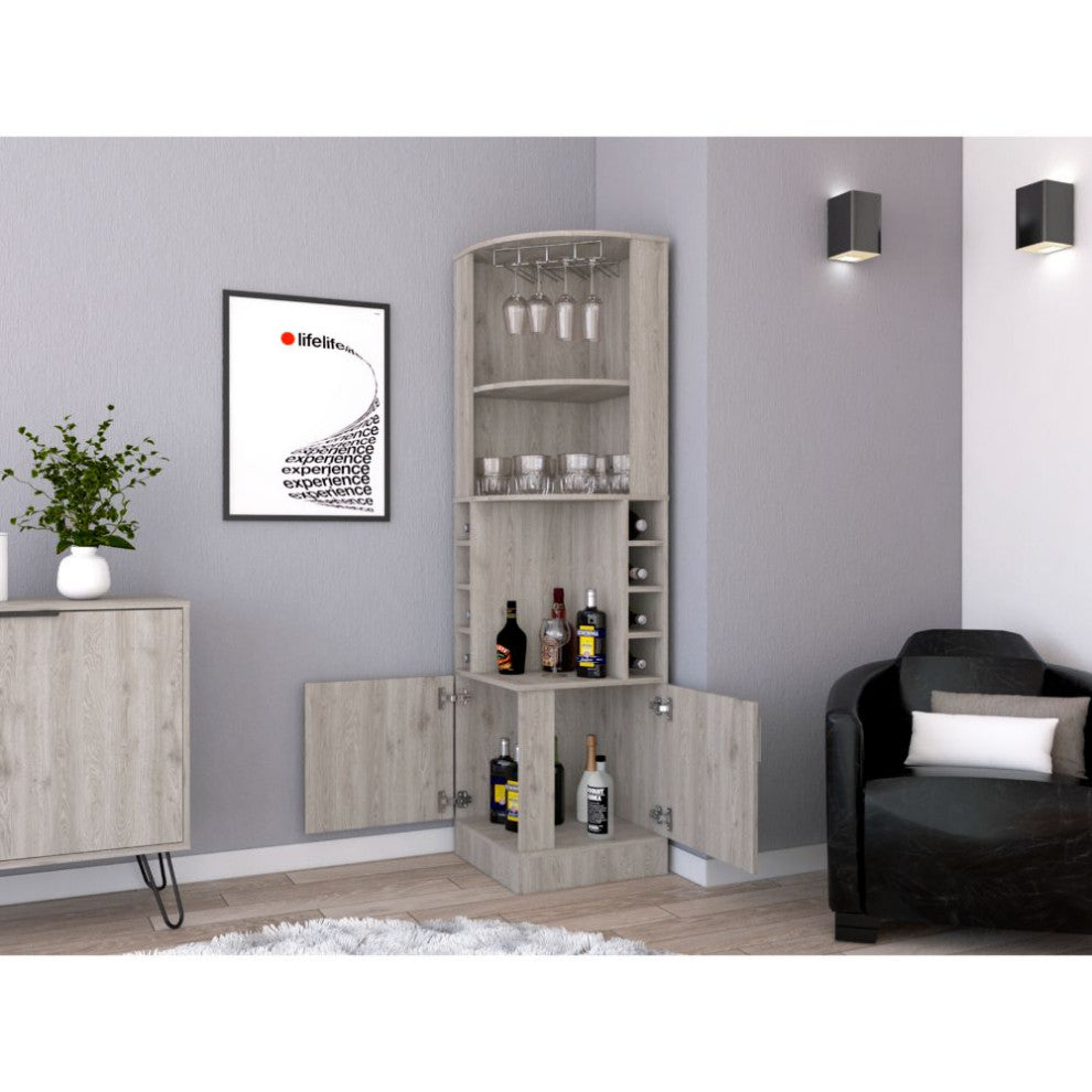 Egina Bar cabinet, Light Gray