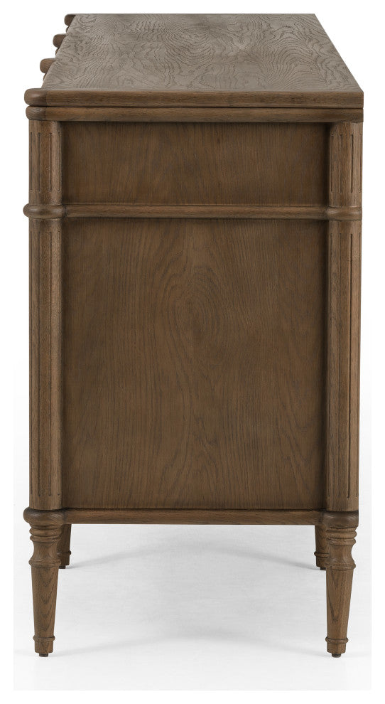 Toulouse 9 Drawer Dresser-Toasted Oak