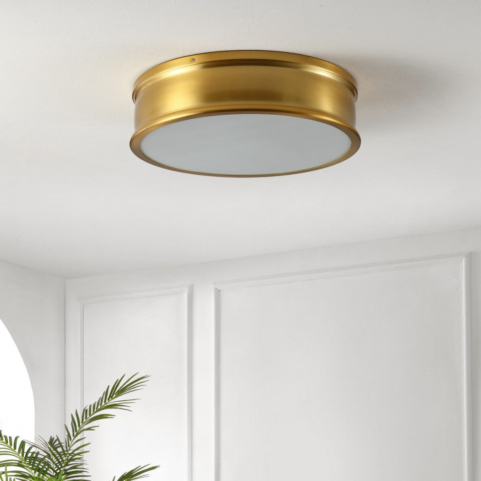 Safavieh Adria Flush Mount Brass Gold
