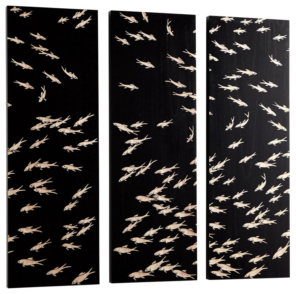 Tiburon Wall Art, Black