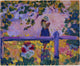 Henri Lebasque Girls in the Garden, 20"x25" Wall Decal Print