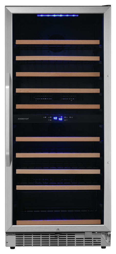 EdgeStar CWR1102DZ 24"W 101 Bottle Capacity Built-In Dual Zone - Stainless
