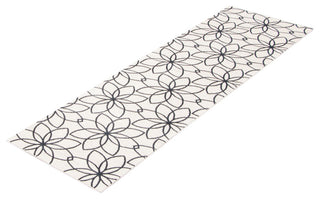 Aqua Terali Area Rug, Ivory, 2'6"x8'